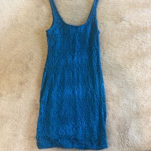 Lacy turquoise Material Girl Dress, size M